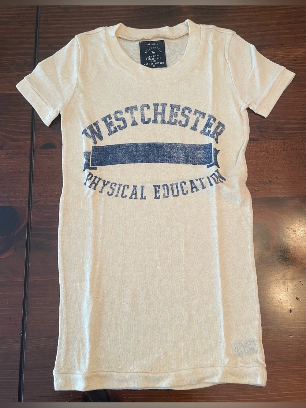 Vintage Abercrombie & Fitch ‘Westchester Phys. Ed.’ T-Shirt - XS (NEW w/o TAG)